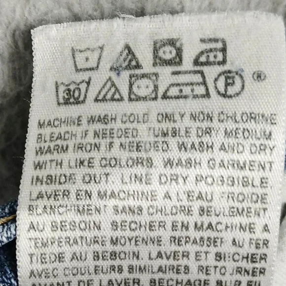 Levi's 515 Boot Cut Jeans Women's 8S Blue Denim Mid Rise Stretch Made in Mexico - Picture 6 of 9